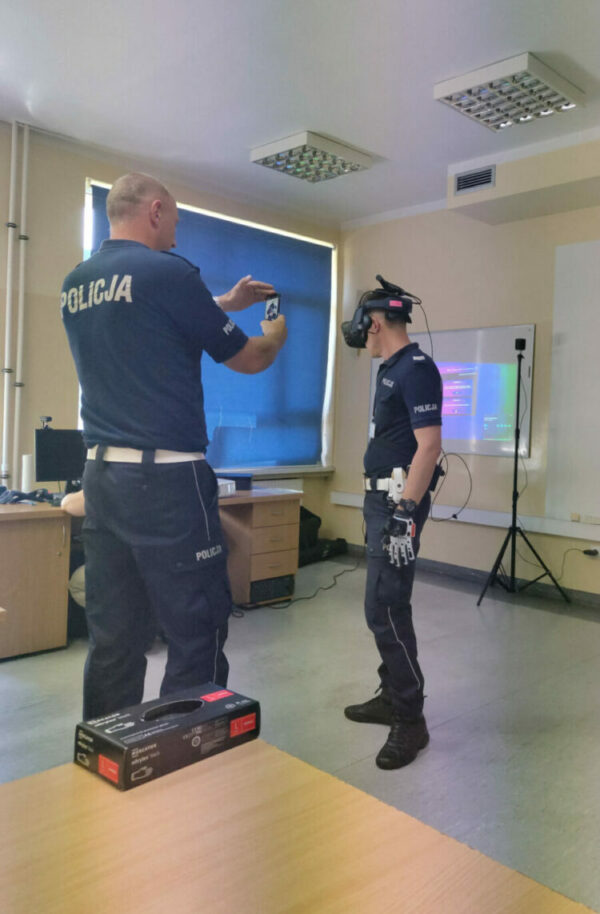 Aplikacje VR – prezentacja w Szkole Policji w Katowicach